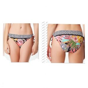 Bleu Rod Beattie Let's Get Loud Tie Side Bikini Bottom Size 12